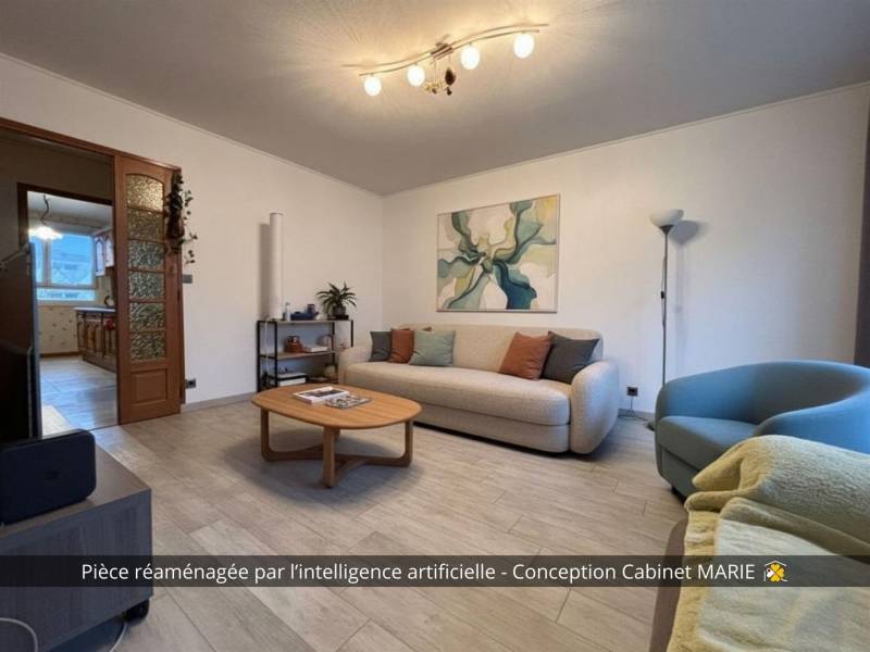 VENDU  ! Appartement BEAU VOLUME T4 avec BALCON bien situé proche futur TRAMWAY au HAVRE (76600) - Graville